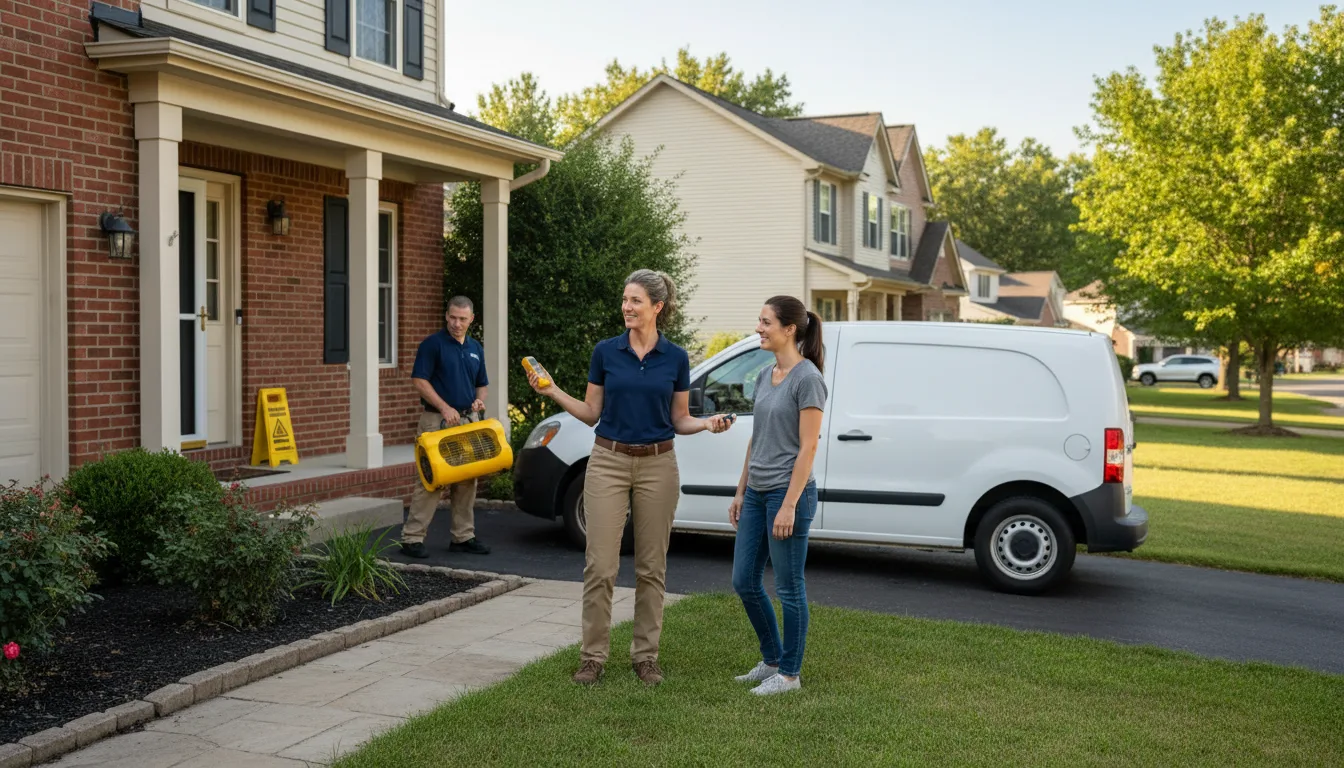 Water restoration image for Dehumidification And Cleanup Services in Collegeport, TX